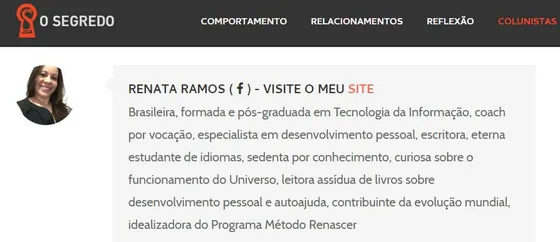 O Segredo website
